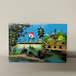 Vietnam Lacquer Wall Art 12 x 8
